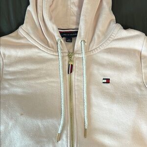 Tommy Hilfiger Light Pink Zip-Up Hoodie